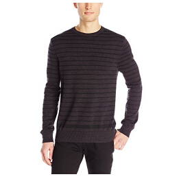 Calvin Klein Jeans Men's 7 GG Denim Yarn-Stripe Sweater $19.56