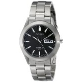 Seiko Men's SGG707 Titanium Watch $104.99 FREE Shipping