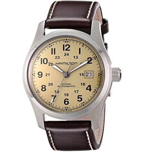 超贊！史低價！Hamilton 漢密爾頓 H70555523 男士瑞士自動機械腕錶，原價$645.00，現僅售$380.94，免運費