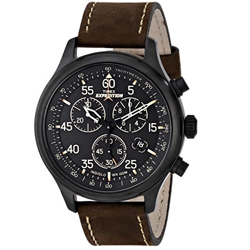 Timex天美时 T499059J Expedition系列 男士计时石英腕表，原价$79.95，现仅售$44.30