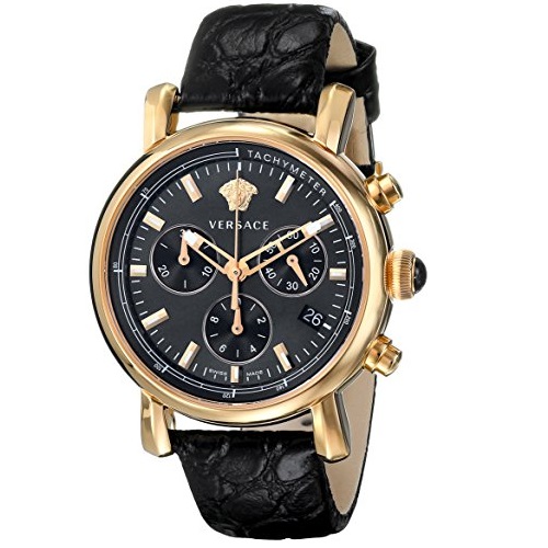 閃購！Versace范思哲 女士VLB050014 瑞士石英腕錶，原價$1,895.00，現僅售$549.00，免費一天快遞