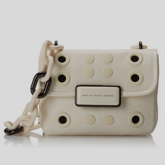Marc Jacobs 女士多孔链条斜挎包，原价$328.00，现价仅售$165.17，免运费