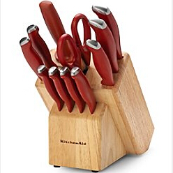 Kitchen Aid® Delrin 12-pc. Red Cutlery Set  $39.99