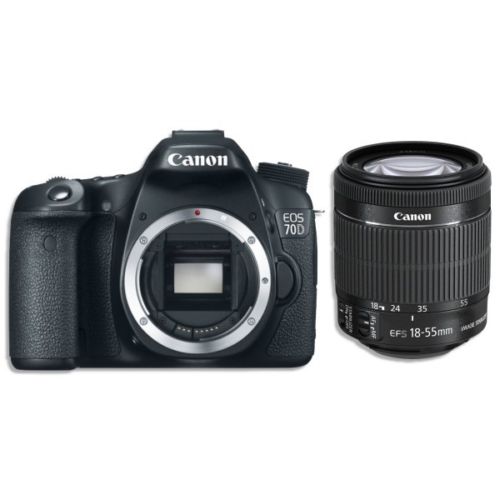 USA Model Canon EOS DSLR 70D Digital SLR Camera Body + 18-55mm IS STM Lens Kit $799.00  