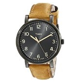 Timex Unisex T2N677AB Originals Black Watch with Tan Leather Band, 3 count $42 FREE Shipping