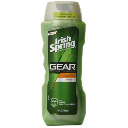 Irish Spring Gear Body Wash, Hydrating, 15 Fl. Ounce $3.11