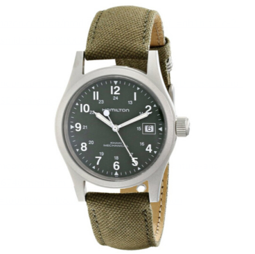 Hamilton Men's HML-H69419363 Khaki Field Green Dial Watch $267.66, FREE shipping
