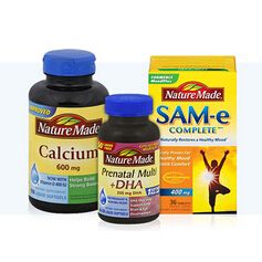 Buy 1 Get 1 Free on Nature Made Vitamins and Supplements