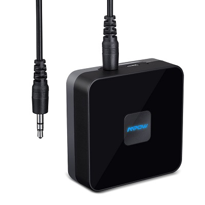  Mpow Streambot Box Bluetooth 4.0 Audio Receiver NFC-Enabled apt-X Adapter with Stable Signal and Hight-fidelity Stereo Sound for Home/Car Speakers , only $22.99 after using coupon code 