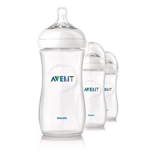Philips Avent BPA Free Natural Polypropylene Bottle, 11 Ounce, 3-Count, only $10.38