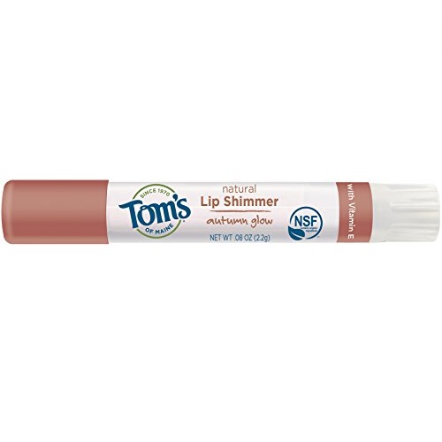 Tom's of Maine Natural Lip Shimmer, Autumn Glow, 0.08 Ounce, 3 Count, only $10.91, free shipping after clipping coupon and using SS
