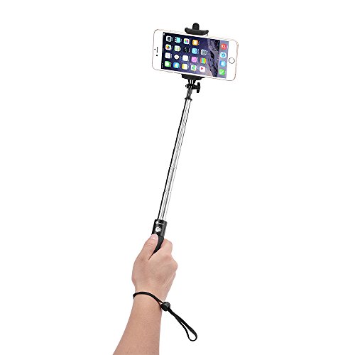 Selfie Stick , TaoTronics Bluetooth Extendable Self-portrait Wireless Remote Shutter Stick monopod, only $7.99