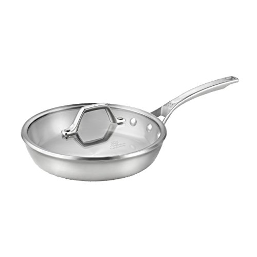 Calphalon AccuCore Stainless Steel Skillet with Cover, 10-Inch, only $59.99, free shipping