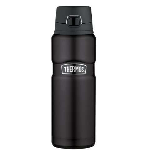 Thermos Stainless King 24 Ounce Drink Bottle, Matte Black only $20.47