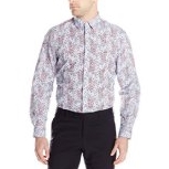 Perry Ellis Men's Long Sleeve Gingham Paisley Print Shirt $17.59 FREE Shipping on orders over $49