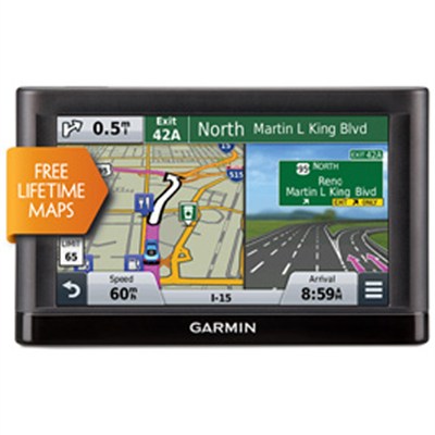 Buydig：Garmin佳明 nuvi 55LM 5英寸車載GPS導航儀，終身免費地圖更新，官翻，原價$129.99，現僅售$79.99，免運費。和新品一樣有廠家一年保質！
