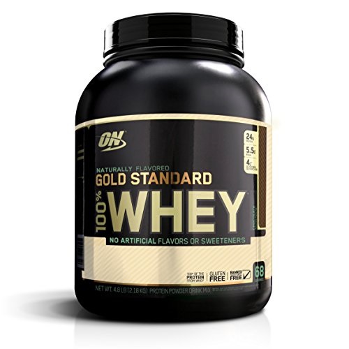Optimum Nutrition Gold Standard 100% Whey, Naturally Flavored Chocolate, 4.8 Pound, only $37.69, free shipping after clipping coupon and using SS
