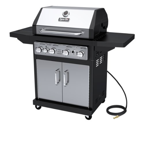 Dyna-Glo Black & Stainless Premium Grills, 4 Burner, Natural Gas, only $317.87, free shipping