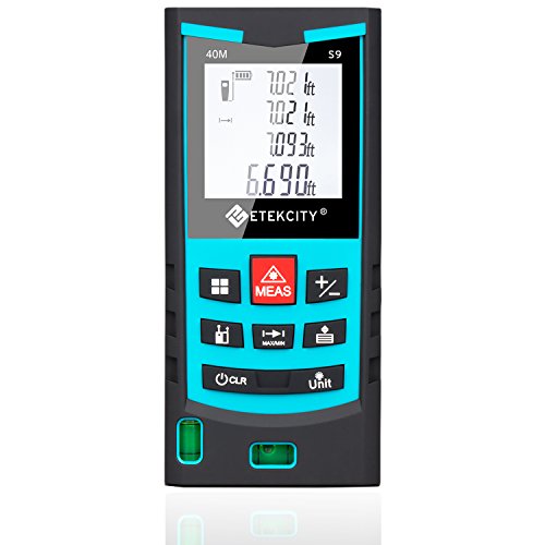 Etekcity S9 Class II Laser Distance Measurer Meter Kit (130ft./40m) , only $35.99, free shipping after using coupon code