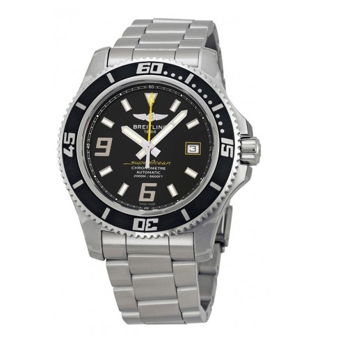 BREITLING Superocean 44 Black Dial Automatic Men's Watch A1739102-BA78SS Item No. A1739102/BA78, only $2300.00, free shipping after using coupon code 