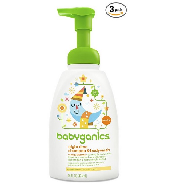 Babyganics Foaming Fun Shampoo and Body Wash, Orange Blossom, 16 Fluid Ounce (Pack of 3), Packaging May Vary, only $14.15, free shipping after clipping coupon and usingSS