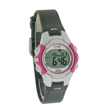Timex Women's T5J151 1440 Sports Digital Black/Pink Resin Strap Watch $16.25 