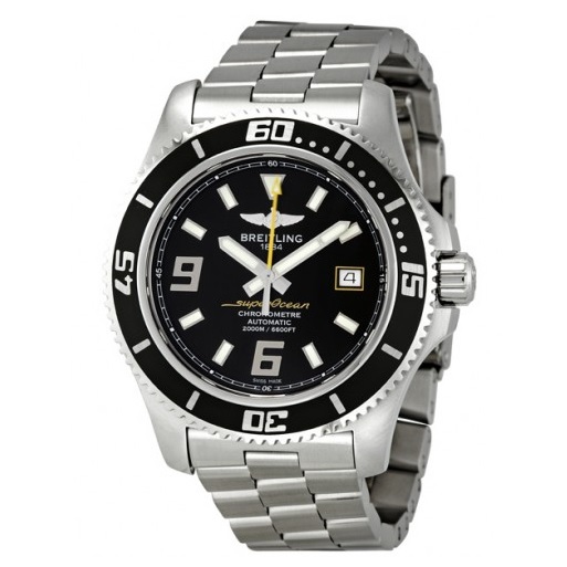 BREITLING Superocean 44 Black Dial Automatic Men's Watch A1739102-BA78SS, only  $1995.00, free shipping after using coupon code 