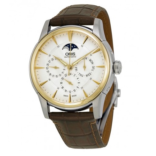 ORIS Artelier Complication Silver Dial Men's Watch 01 582 7689 4351-07 5 21, only $1025.00, free shipping after using coupon code 