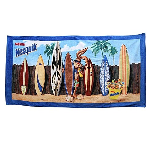 Nesquik Bunny Nestle Collectors 100% Cotton Oversized Beach Towel, only $7.99 