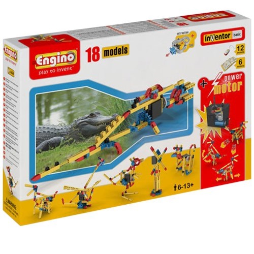 Engino 18 Model Construction Set with Motor, only $28.03