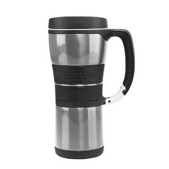 Contigo Extreme Stainless Steel Travel Mug with Handle (Vacuum Insulated) 16 ounce Silver $13.59