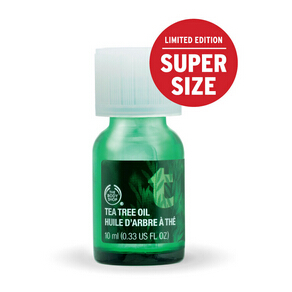  New Limited Edition Jumbo Sized Tea Tree Oil @ The Body Shop  $18