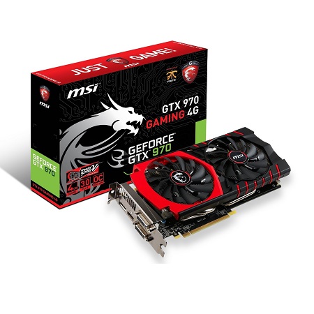MSI GTX 970 Gaming 4G Graphics Cards, only $289.99, free shipping after mail-in rebate