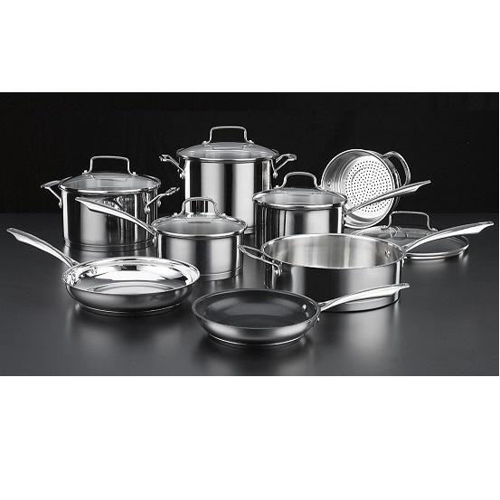 Cuisinart 89-13 13-Piece Professional Stainless Cookware Set, only $177.67 , free shipping