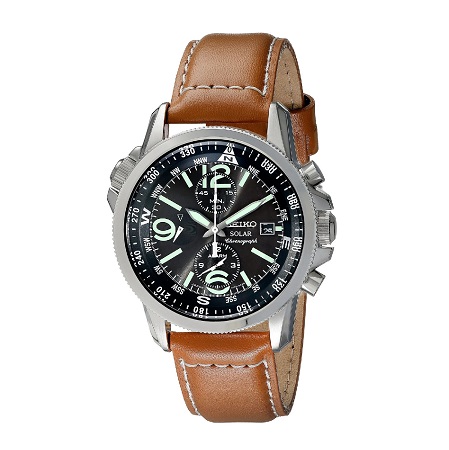 SEIKO Prospex Solar Chronograph Compass Black Dial Men's Watch, only $139.99, free shipping after using coupon code 