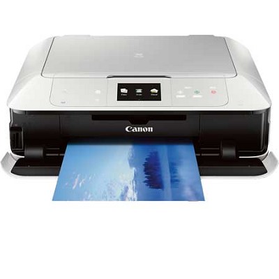 Canon PIXMA MG7520 Color Wireless All-in-One Inkjet Printer - White, only $89.99, free shipping