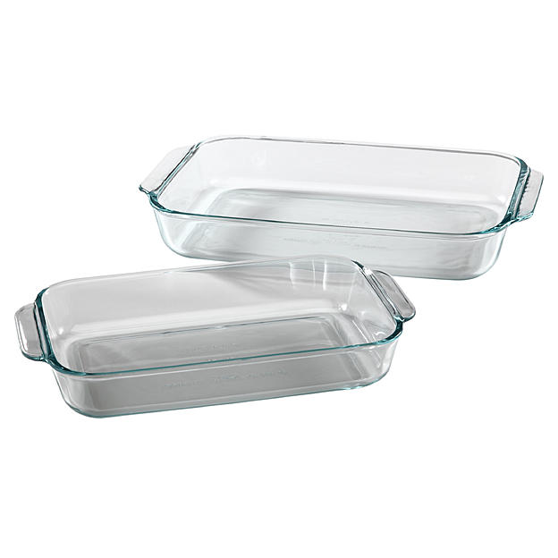 Pyrex Basics 2 and 3-quart Value pack Baking Dishes – Clear, only $9.99