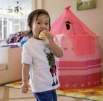 Crown Princess Castle Girls Outdoor Tent Pink Indoor Play House $18.88