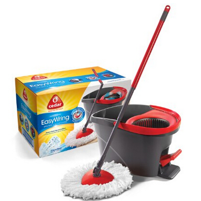O-Cedar Easy Wring Microfiber Spin Mop & Bucket System  $39.99