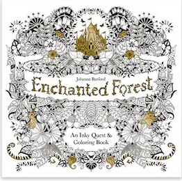 史低价！Enchanted Forest魔法森林填色本，原价$15.95，现仅售$8.91