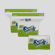 Scott Tissue Naturals Moist Cleansing Cloths Refill Bags and Tub, 391 Count $11.91, FREE shipping