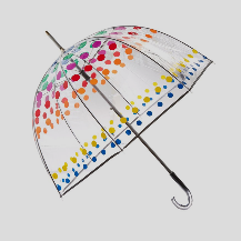 《Gossip Girl绯闻女孩》同款Totes Clear泡泡雨伞，原价$26.00，现仅售$19.99