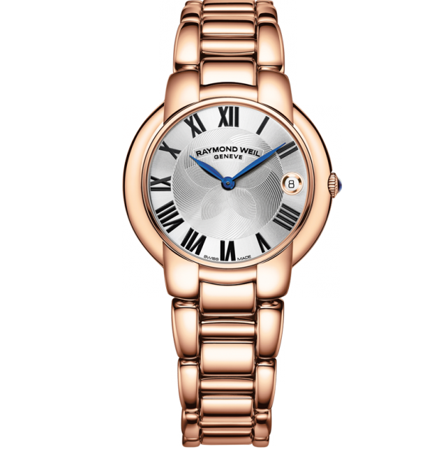 RAYMOND WEIL Jasmine Rose Gold-Tone Silver Dial Ladies Watch 5235-P5-01659, only $389.00, free shipping  after using coupon code GOOGLE10
