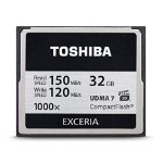 Toshiba 32GB EXCERIA 1000x Compact Flash Memory Card (PFC032U-1EXS) $33.99 FREE Shipping on orders over $49