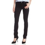 7 For All Mankind Women's Kimmie Straight Jean In Slim Illusion Luxe Black $55 FREE Shipping