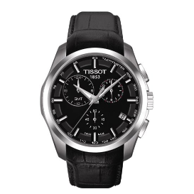 Tissot Men's T0354391605100 T-Trend Couturier Analog Display Swiss Quartz Black Watch $354.00, FREE shipping