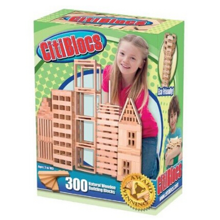 CitiBlocs 300-Piece Natural-Colored Building Blocks $35.99 