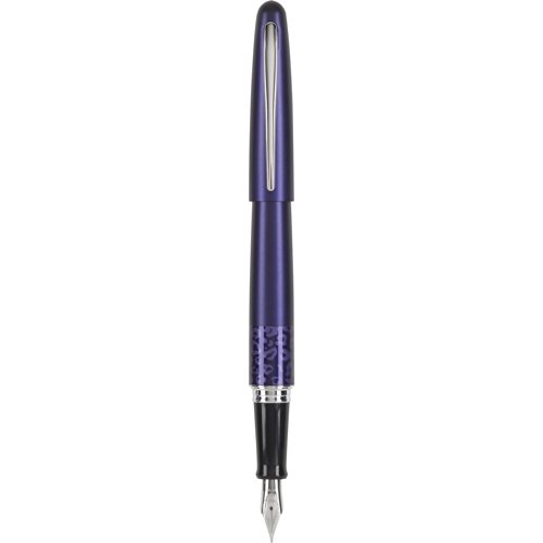 Pilot MR Animal Collection Fountain Pen, Matte Blue with Leopard Accent, Medium Nib, Black Ink (91133), only $8.99