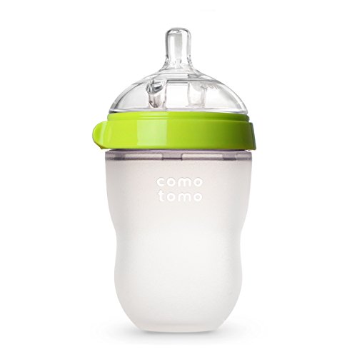 Comotomo Natural Feel Baby Bottle, Green, 8 Ounces , only $11.86
