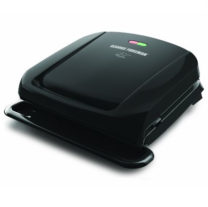 George Foreman 4-Serving Removable Plate Grill and Panini Press, Black, GRP1060B,only $20.00